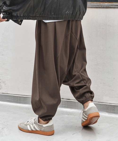 CAMBIO（カンビオ） パンツ mp13946-Slacks Fabric Sarrouel Pants