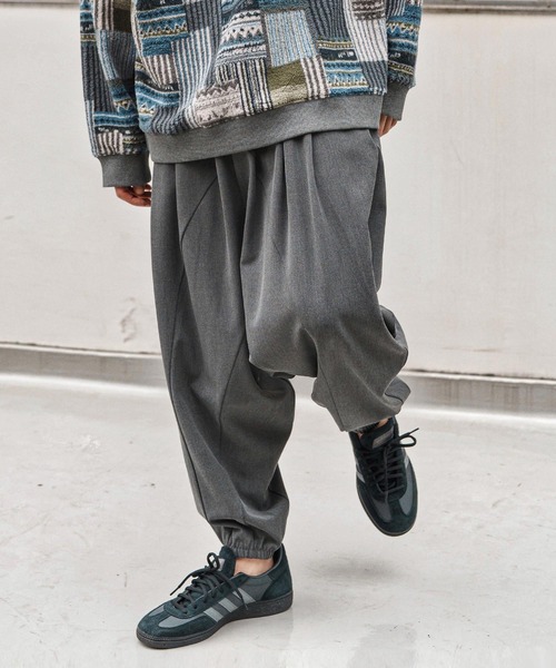 CAMBIO（カンビオ） パンツ mp13946-Slacks Fabric Sarrouel Pants