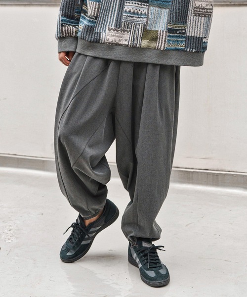 CAMBIO（カンビオ） パンツ mp13946-Slacks Fabric Sarrouel Pants