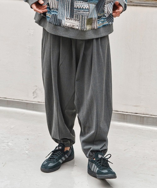 CAMBIO（カンビオ） パンツ mp13946-Slacks Fabric Sarrouel Pants