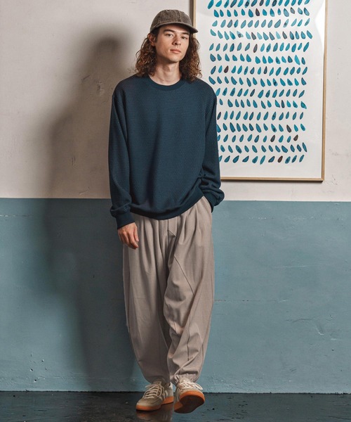 CAMBIO（カンビオ） パンツ mp13946-Slacks Fabric Sarrouel Pants