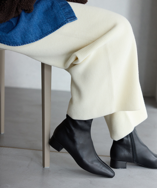 LE TALON（ル タロン） ブーツ 「追加」3cmフレンチスクエアフィット