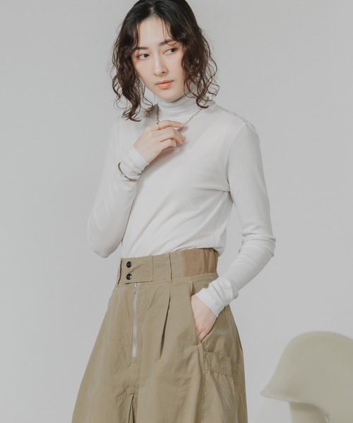 Garance et VioLette（ギャランスエトヴィオレット） tシャツ テレコ 