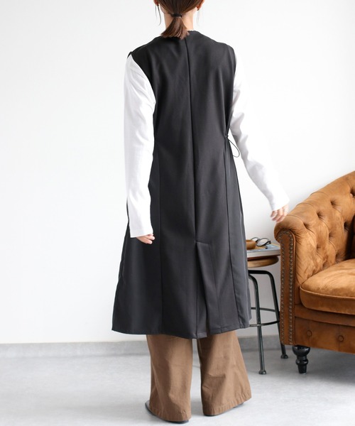 cepo（セポ） ベスト ジレ ダンボールロングジレ レディース