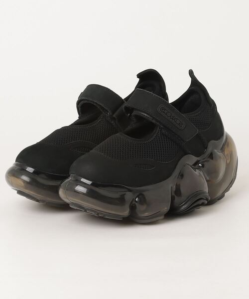 【最終価格】grounds スニーカー　23cm grounds（グラウンズ） シューズ 23cm ブラック レディース : ZOZOTOWN