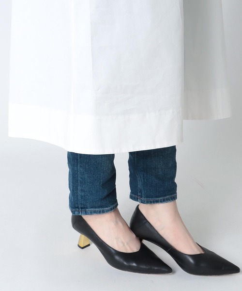 「Cepica」 半袖ワンピース FREE ホワイト×ブラック レディース_画像9