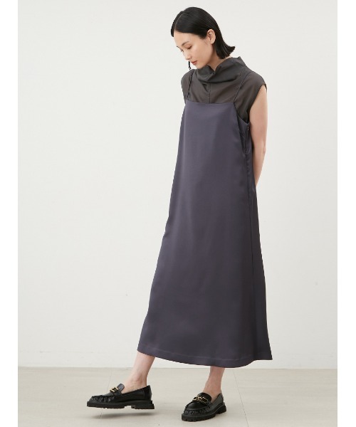 Mila Owen（ミラオーウェン） キャミソールワンピース 0 グレー