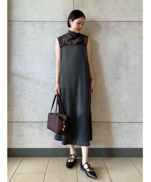 Mila Owen（ミラオーウェン） キャミソールワンピース 0 グレー