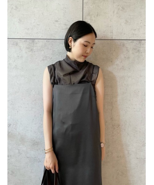 Mila Owen（ミラオーウェン） キャミソールワンピース 0 グレー