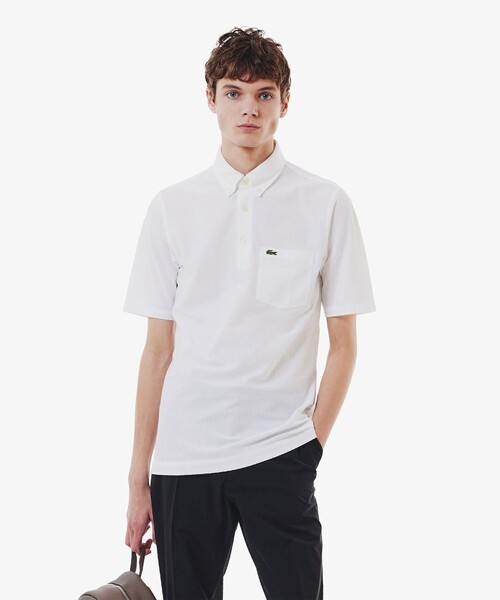 LACOSTE（ラコステ） 半袖ポロシャツ ホワイト（Size：3） LACOSTE（ラコステ） 半袖ポロシャツ 3 ホワイト メンズ : ZOZOTOWN