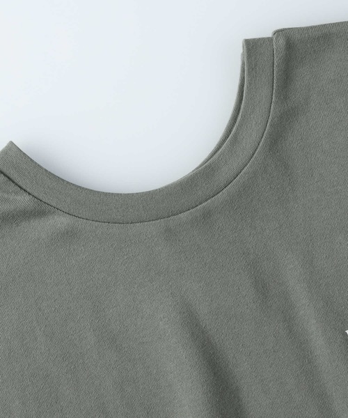「FRUIT OF THE LOOM」 半袖ワンピース M ダークグレー レディース_画像7