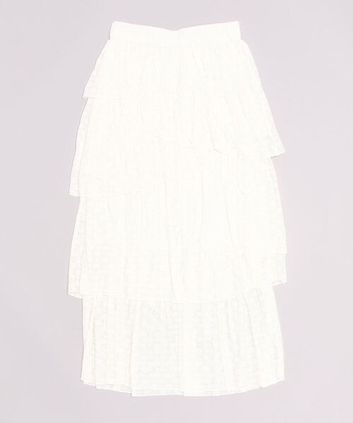CASA FLINE（カーサフライン） フリルスカート FREE ホワイト