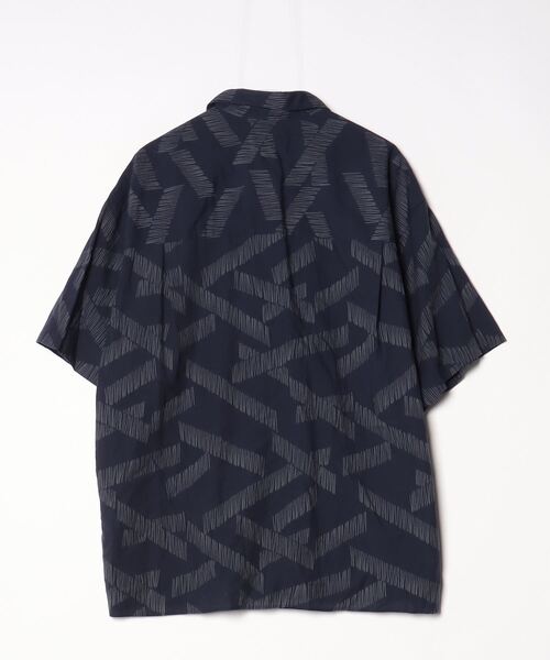 「Steven Alan」 半袖シャツ L ネイビー メンズの画像