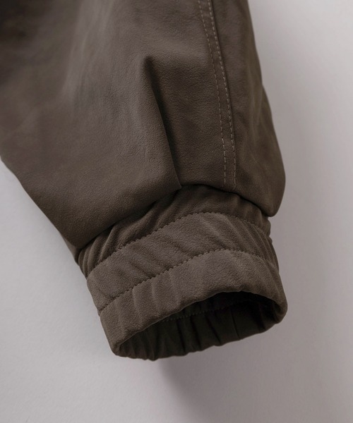 ブルゾン アウター 「85」ヴィンテージライク PUレザー A-2タイプ