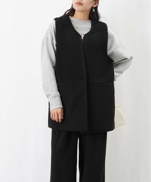 LADY LUCK LUCA（レディラックルカ） ベスト ジレ LC/LLL ボア切替