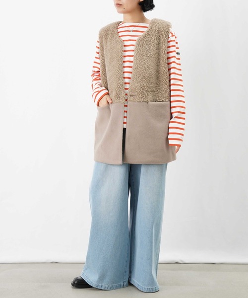 LADY LUCK LUCA（レディラックルカ） ベスト ジレ LC/LLL ボア切替