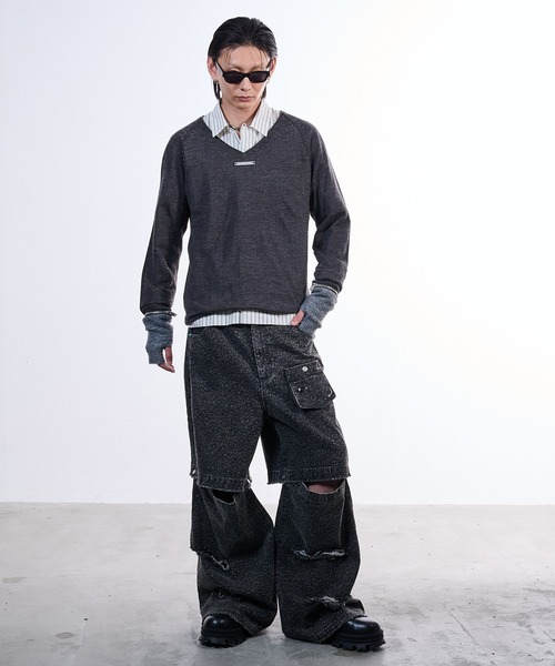 VI E DIT ジーンズ Urban Grunge 2way Leopard Denim/アーバングランジ