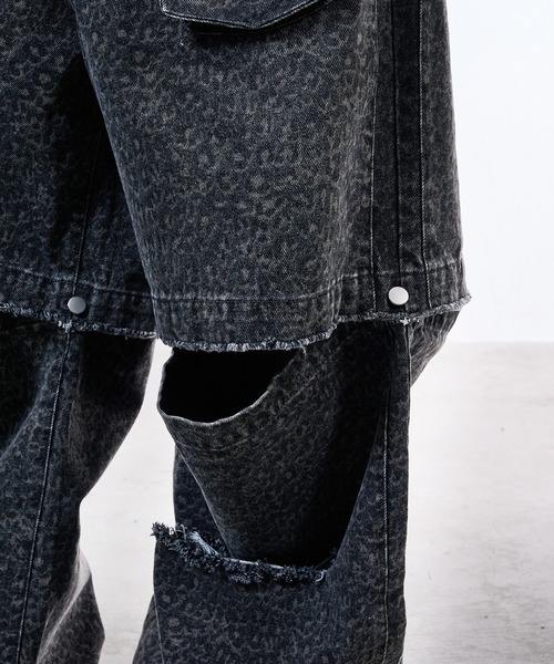 VI E DIT ジーンズ Urban Grunge 2way Leopard Denim/アーバングランジ