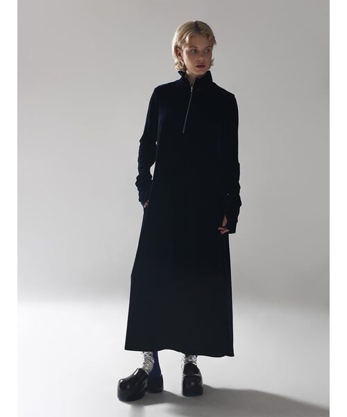 ワンピース FRONT ZIP VELOUR DRESS : ZOZOTOWN Yahoo!店 - 通販
