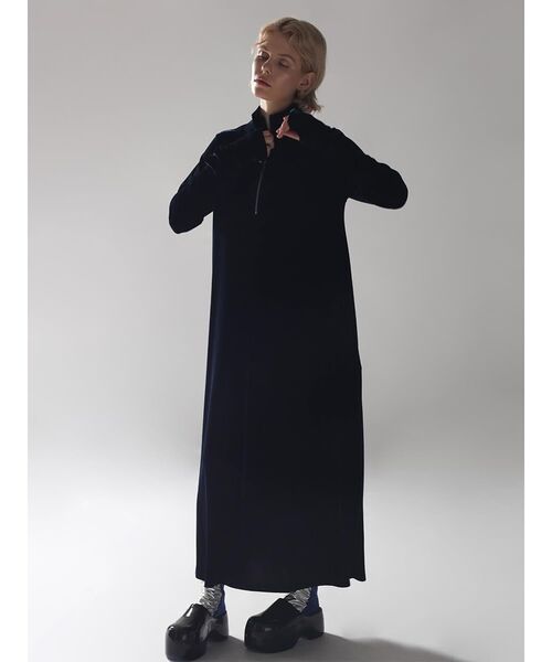 ワンピース FRONT ZIP VELOUR DRESS : ZOZOTOWN Yahoo!店 - 通販