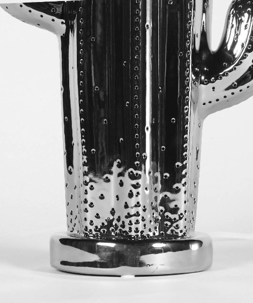 DULTON（ダルトン） 照明 PORCELAIN CACTUS LIGHT CHROME/卓上ランプ