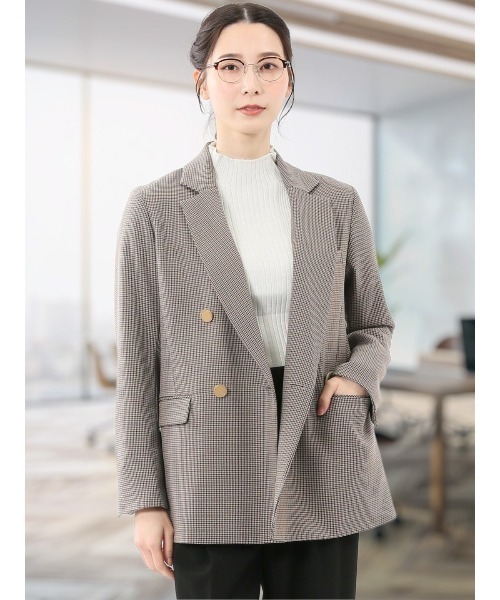 美品「M.I.D.A.」小紋柄ガーメントダイ ウールジャケット イタリア製　48 m.f.editorial（エムエフエディトリアル） ジャケット テーラード