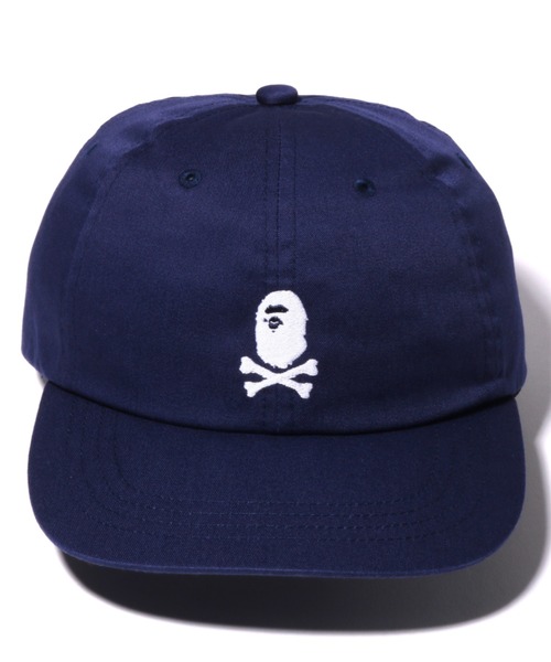 A BATHING APE（アベイシングエイプ） キャップ FREE レッド メンズ