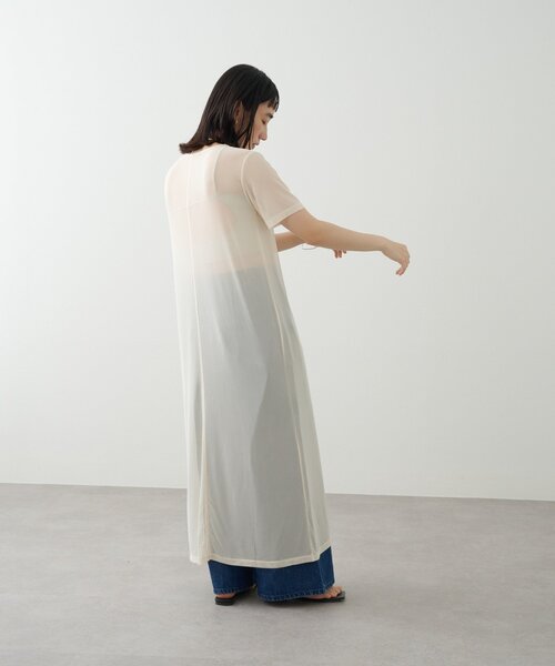 「Omekashi」 半袖ワンピース FREE ブラック レディース_画像7