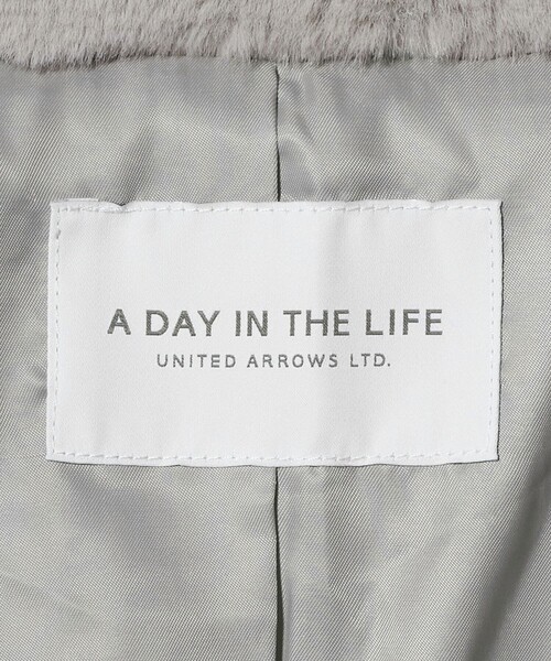 A DAY IN THE LIFE ブルゾン アウター フェイクファー スタンドカラー 