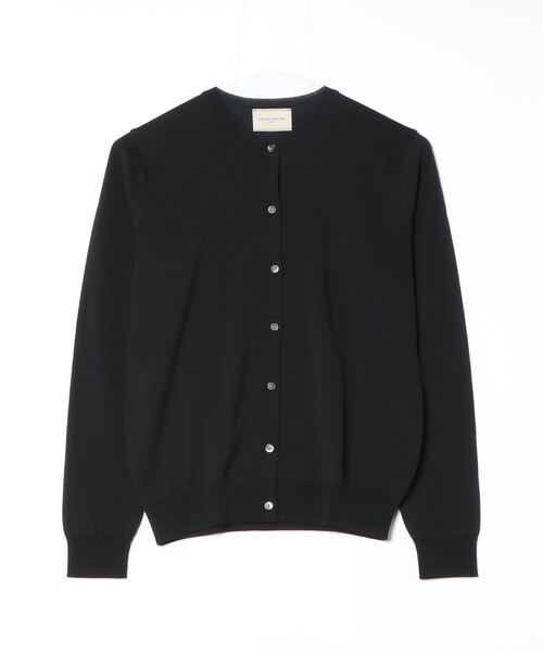 【美品】UNITED ARROWS & SONS カーディガン　BLACK UNITED ARROWS（ユナイテッドアローズ） ニットカーディガン