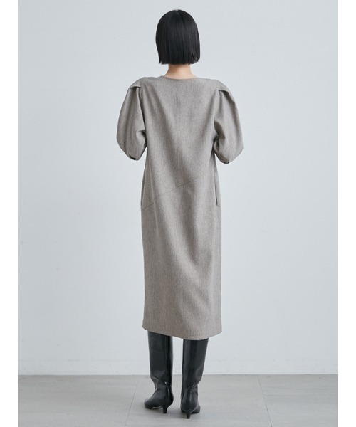 「MIESROHE」 半袖ワンピース 0 ネイビー レディースの画像