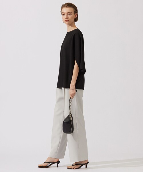 「ICB」 長袖ブラウス 2 グレー レディース_画像7