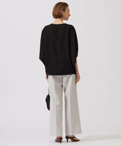 「ICB」 長袖ブラウス 2 グレー レディース_画像8