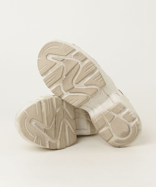 「PUMA」 ローカットスニーカー 24.0cm ベージュ メンズ_画像3
