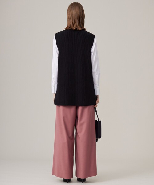 「ICB」 ニットベスト SMALL ブラック レディース_画像6