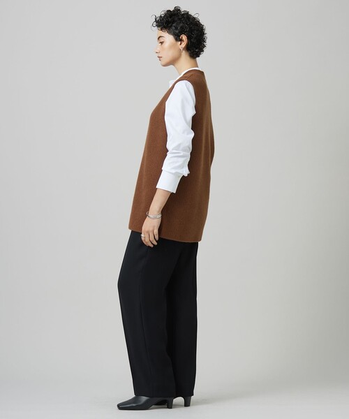 「ICB」 ニットベスト SMALL ブラック レディース_画像8