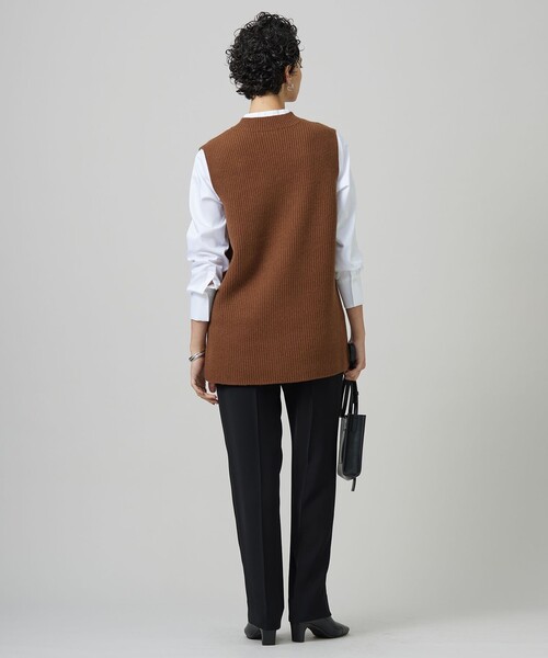 「ICB」 ニットベスト SMALL ブラック レディース_画像9