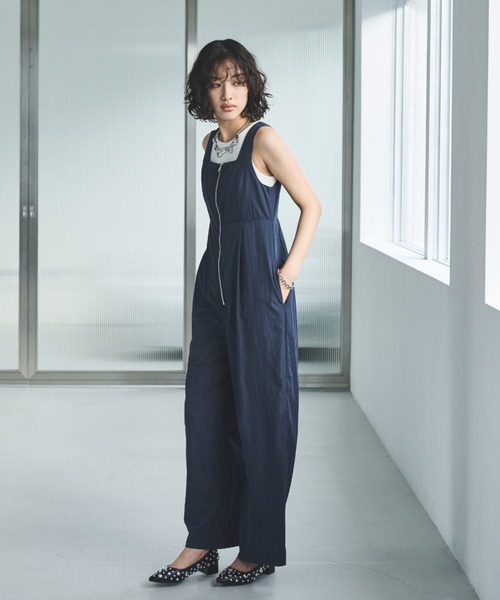 Trish（トリッシュ） オーバーオール MEDIUM ネイビー レディース