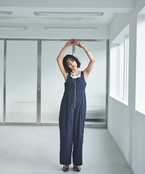 Trish（トリッシュ） オーバーオール MEDIUM ネイビー レディース