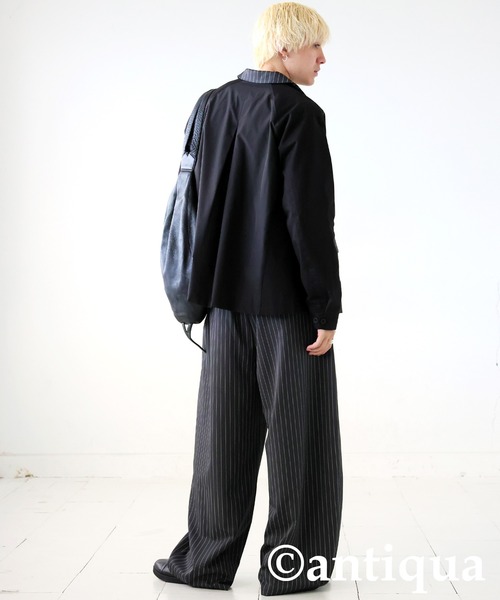 antiqua（アンティカ） ワイドパンツ パンツ ストライプ柄 ワイド
