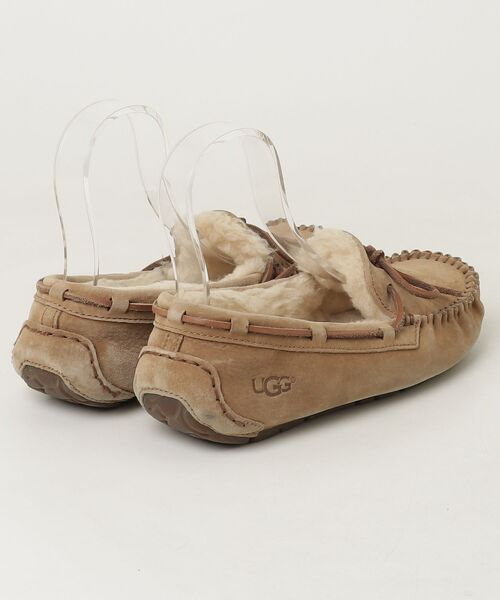 「UGG」 モカシンシューズ 25cm ベージュ レディース_画像2