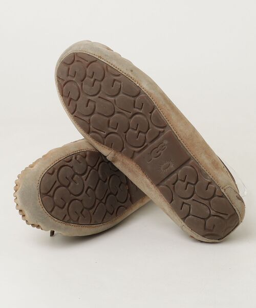 「UGG」 モカシンシューズ 25cm ベージュ レディース_画像3
