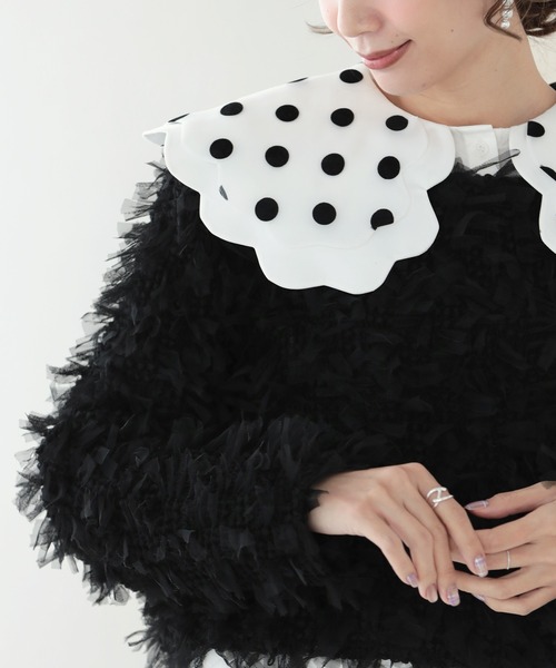 「MERAKI」 長袖カットソー FREE ホワイト レディース_画像3