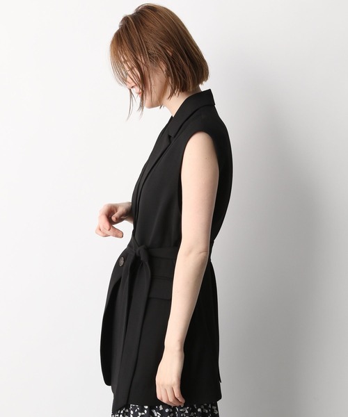 「A part by」 ベスト FREE ライトベージュ レディース_画像3