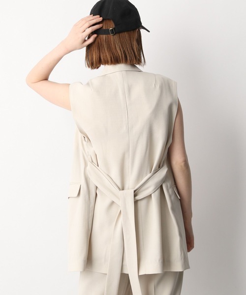 「A part by」 ベスト FREE ライトベージュ レディース_画像7