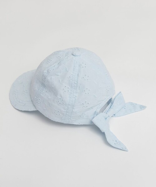 branshes（ブランシェス） キャップ 帽子 カットワークレースリボン