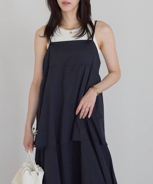 sakishimatokyo ワンピース 夏 「India Fabric」ティアードキャミ