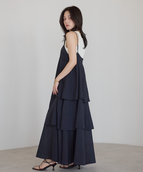 sakishimatokyo ワンピース 夏 「India Fabric」ティアードキャミ