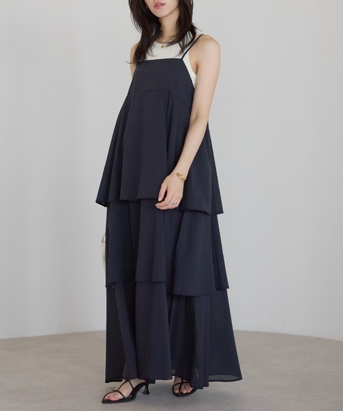 sakishimatokyo ワンピース 夏 「India Fabric」ティアードキャミ