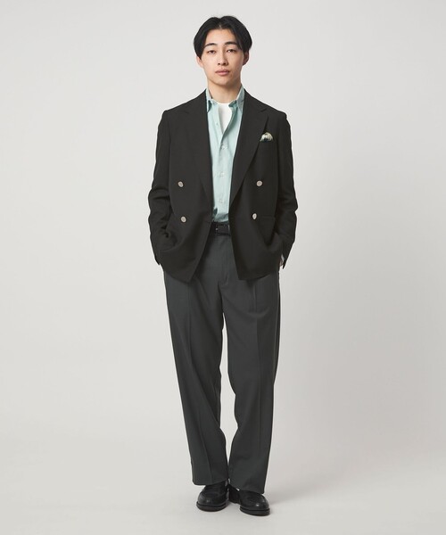 美品 GREEN LABEL RELAXING テーラード ダブル ジャケット green label relaxing（グリーンレーベルリラクシング） ジャケット
